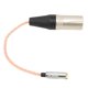 thumbnail image 5 of Cable adaptador de auriculares balanceado XLR de 4 pines a conector hembra de 2,5 mm, 5,9 pulgadas de largo, 5 of 8