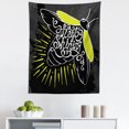 thumbnail image 1 of Firefly Tapestry, Beetle with Keep Calligraphy on the Wings Motivation Art, Fabric Wall Hanging Decor for Bedroom Living Room Dorm, 5 Sizes, Blue Grey Yellow Green, by Ambesonne, 1 of 1