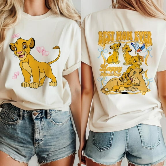 Sarabi And Simba Best Mom Ever 2Sided T-Shirt, Lion King Disney Mothers Day Shirt, Disney Mom Tee