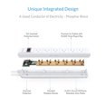 thumbnail image 2 of BESTEK 6-Outlet Surge Protector Commercial Power Strip with 6-Foot Long Power Cord and Right-Angled Power Plug, 200 Joule­, 2 of 8