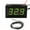 Green, variant on DC 12V LED Digital Thermometer Temp Sensor Meter NTC Probe -50 ~ 110°C Detector