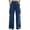 Navy, variant on Besolor Wide Leg Sweatpants Women High Waisted Casual Loose Workout Running Fall Trousers with Multi-pocket(X-Large,White)