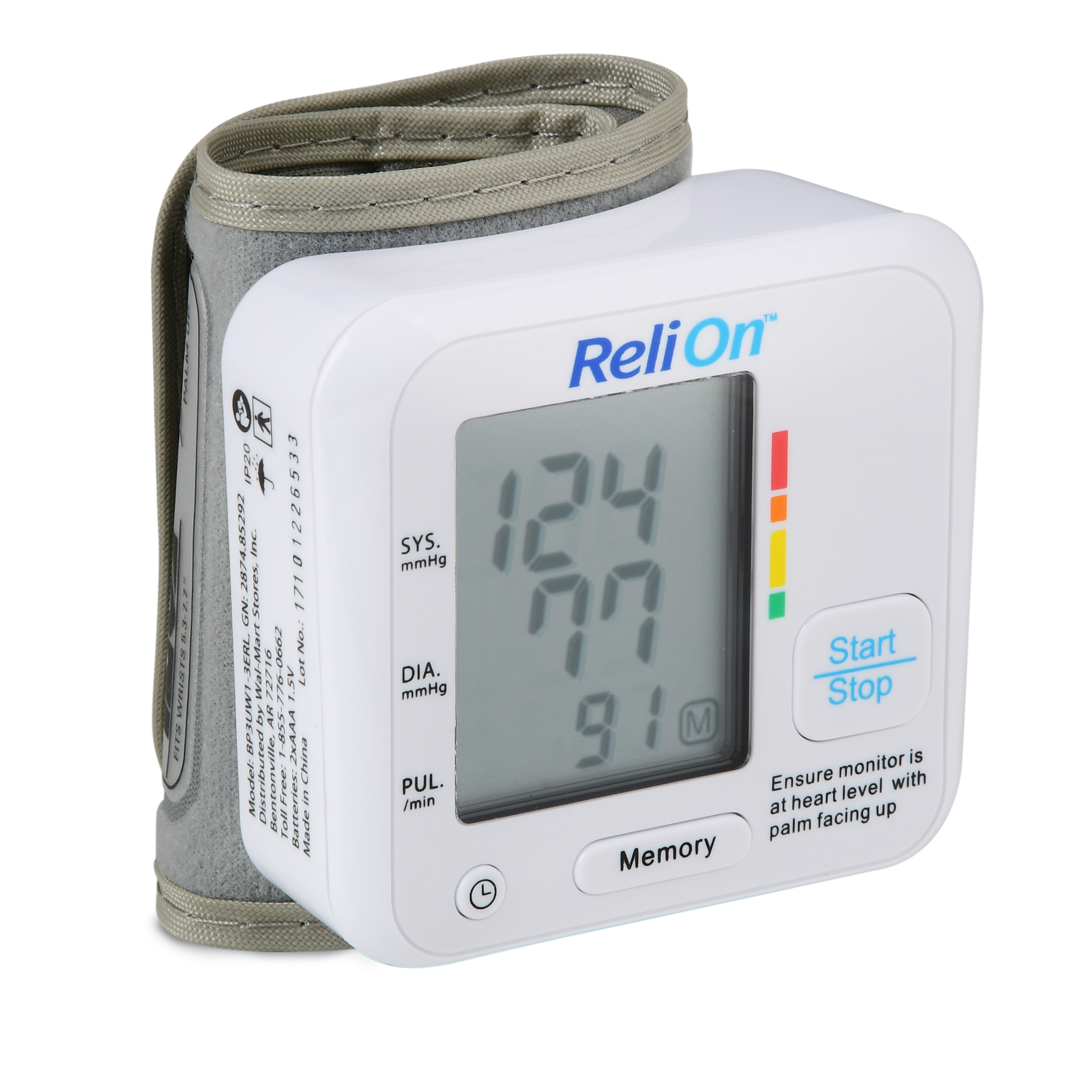 ReliOn BP200W Wrist Blood Pressure Monitor - image 5 of 9