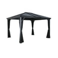 thumbnail image 2 of Sojag Ventura 10 x 12 x 9 ft Dark Grey Gazebo, 2 of 7