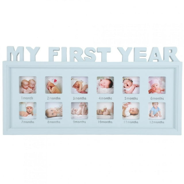 Baby Picture, With Hook Photo Frame, Plastic With Bracket Foot For First Year Memory New-Born Baby
