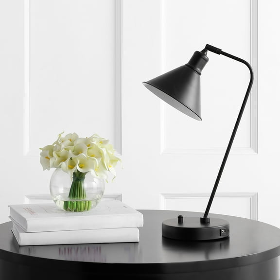 Safavieh Vance Task Classic Solid 20 in. H Table Lamp, Black