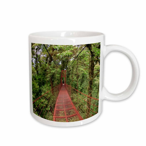 3drose, W. Guidon Path, Monteverde Cloud Forest, Costa Rica - Sa22 Mpr0037 - Maresa Pryor, 15oz Mug