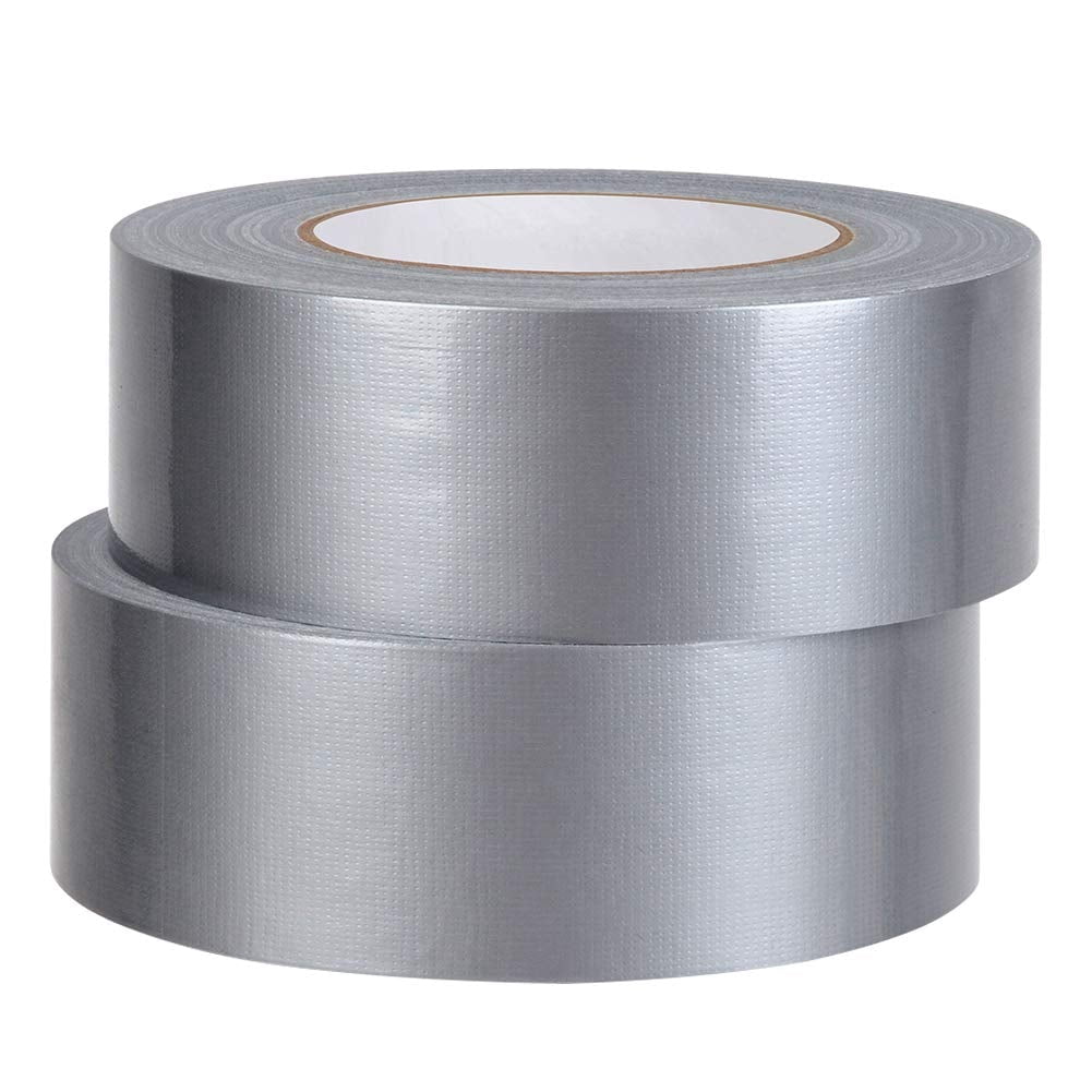 12 Rolls-Silver Heavy Duty Multi-Purpose Duct Tape, 2" Width x 60 yd. Length x 6