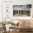 thumbnail image 5 of Elephant Stock White Camargue Horse Running In The Ocean V Wall Art - Horizontal Multi Panel Canvas - Living Room Wall Decor - Animal Multi Panel - Beige And Gray Decor By Scott Stulberg - 38" x 24", 5 of 8