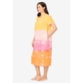 thumbnail image 3 of Only Necessities Plus Size Short Print Shirred Lounger, 3 of 6