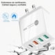 thumbnail image 4 of HONGHCL Cargador de Carga Rápida 36W 4 en 1, Cargador USB C y 3 USB A 3.0, Cargador Portátil con 4 P, 4 of 7