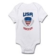 thumbnail image 1 of CafePress - Soccer Crest USA Blue Infant Bodysuit - Baby Light Bodysuit, 1 of 1