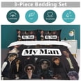 thumbnail image 5 of Timothee chalamet Luxurious Soft Feel Durable Weave Structure for Cozy Sleep Duvet Cover Sets with Zipper Access, 5 of 5
