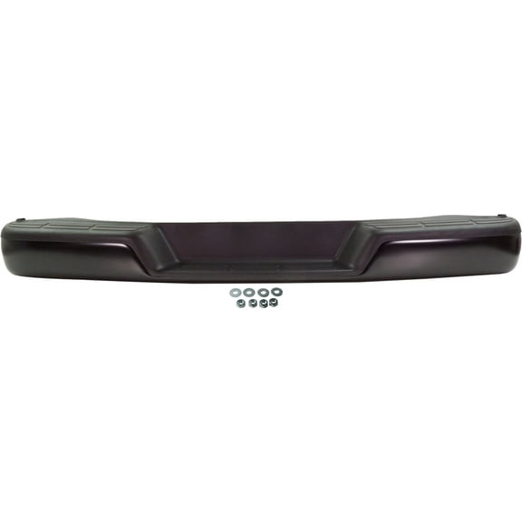 Step Bumper Compatible with CHEVROLET EXPRESS/SAVANA VAN 1996-2017 ASSEMBLY Black