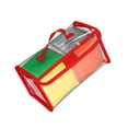 thumbnail image 1 of 10cm Playing Game Dices Cubes with Clear Pockets Soft Foam Customizable Learning Cubes, 1 of 8