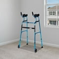 Walkers, Walking Mobility Aid with Removable Padded Armrests 440lbs