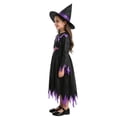 thumbnail image 5 of BOOMNY Halloween Girls Witch Dress Up Funny Witch Mesh Tulle Dress Clothes Sets for Kids Playful Stage Performance Outfits, 5 of 5