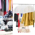 thumbnail image 3 of Bolsa ancha para fundas de hombro para ropa (juego de 12), organizador de traje de armario colgante transpirable para mantener la ropa limpia,, 3 of 5