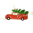 thumbnail image 2 of Hanging Wooden Red Delivery Truck Garland Xmas Tree Ornament Christmas Rustic Holiday Home Decor, 2 of 4