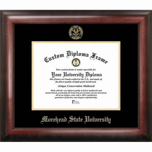 Campus Images KY985GED-1185 11 x 8.5 in. Morehead State University Gold Embossed Diploma Frame - Satin Mahogany