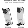 thumbnail image 2 of Compatible with Samsung S20 FE Case with Slide Camera Cover, Samsung Galaxy S20 FE 5G Phone Case with Stand Shockproof Hard PC Cases (White), 2 of 14