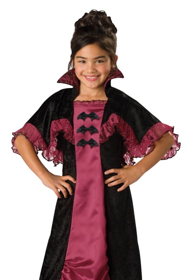 In Character Kids Vampire Girl Dress Outfit Halloween Costume - Walmart ...