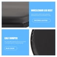 thumbnail image 4 of BESTYASH 2 Pcs Repose-Jambes de Fauteuil Roulant Universels Noirs Apparence Simple Fauteuil Roulant Mobilité, 4 of 6