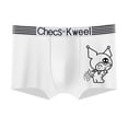 thumbnail image 3 of Ropa interior de pareja de anime Hello Kitty, linda tanga sexy sin costuras con lazo de perlas, pantalones de entrepierna de algodón puro de cintura baja para mujer, accesorios, 3 of 5