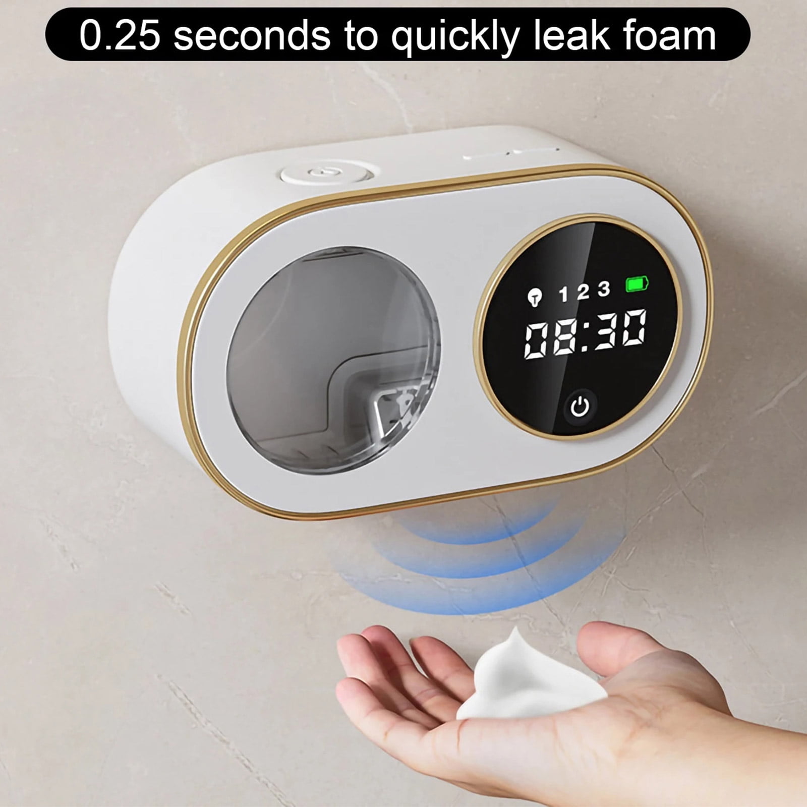 Touchless Automatic Soap Dispenser Foaming Wall Mount Rechargeable Soap Machine Perfect for Bathrooms and Public Spaces