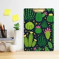 thumbnail image 6 of 12.5"x9" Cactus Clipboards, Standard A4 Letter Size Nursing Clipboard with Low Profile Metal Clip Decorative Clip Board for Office Supplies,Silver, 6 of 7