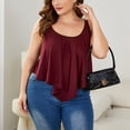 thumbnail image 1 of Camada de Tanques HEM Irregular Irregular, Camiseta de Tanque Asimétrica de Verano Ajuste Correas para Compar, 1 of 7