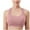Pink, variant on Taqqpue Sports Bra for Women Strappy Medium Support Push Up Padded Sports Bra for Running Workout Bra Yoga Bra