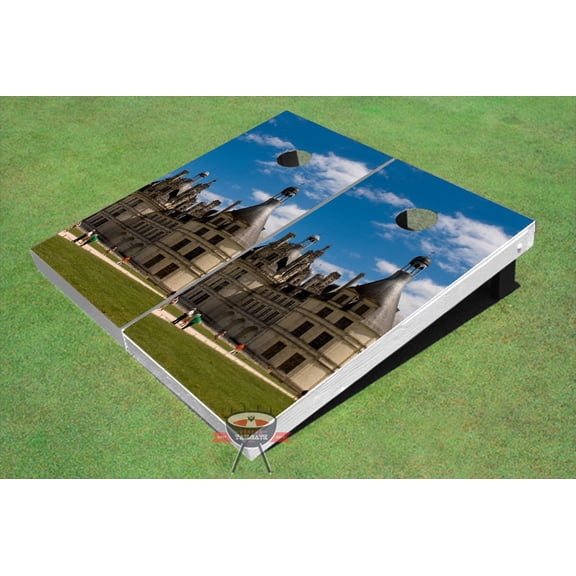 Chateau Castle #2 Themed Cornhole Boards