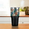 thumbnail image 3 of Harry Potter Stylized Houses Pattern Stainless Steel Tumbler 30 oz Coffee Travel Cup, Vacuum Insulated & Double Wall with Leakproof Sliding Lid, 3 of 6