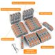thumbnail image 2 of Conector rápido eléctrico con palanca, 34 piezas, terminal de conexión rápida de 1 cable y 2 entradas, dominó eléctrico rápido, las uniones de cables se pueden combinar libremente, retardante de llama, 2 of 5