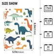 thumbnail image 2 of FORMRS 1-Subject Spiral Notebook 8" x 5" College Ruled 60 Refillable Sheet A5 Hard Cover, Dinosaur Pattern, 2 of 7