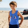thumbnail image 2 of Camisola de Niños Pequeños con Impresión de Gradiente Lindo, Tela Suave sin Mangas para el Uso Casual Y Ocasiones Especiales, 2 of 8