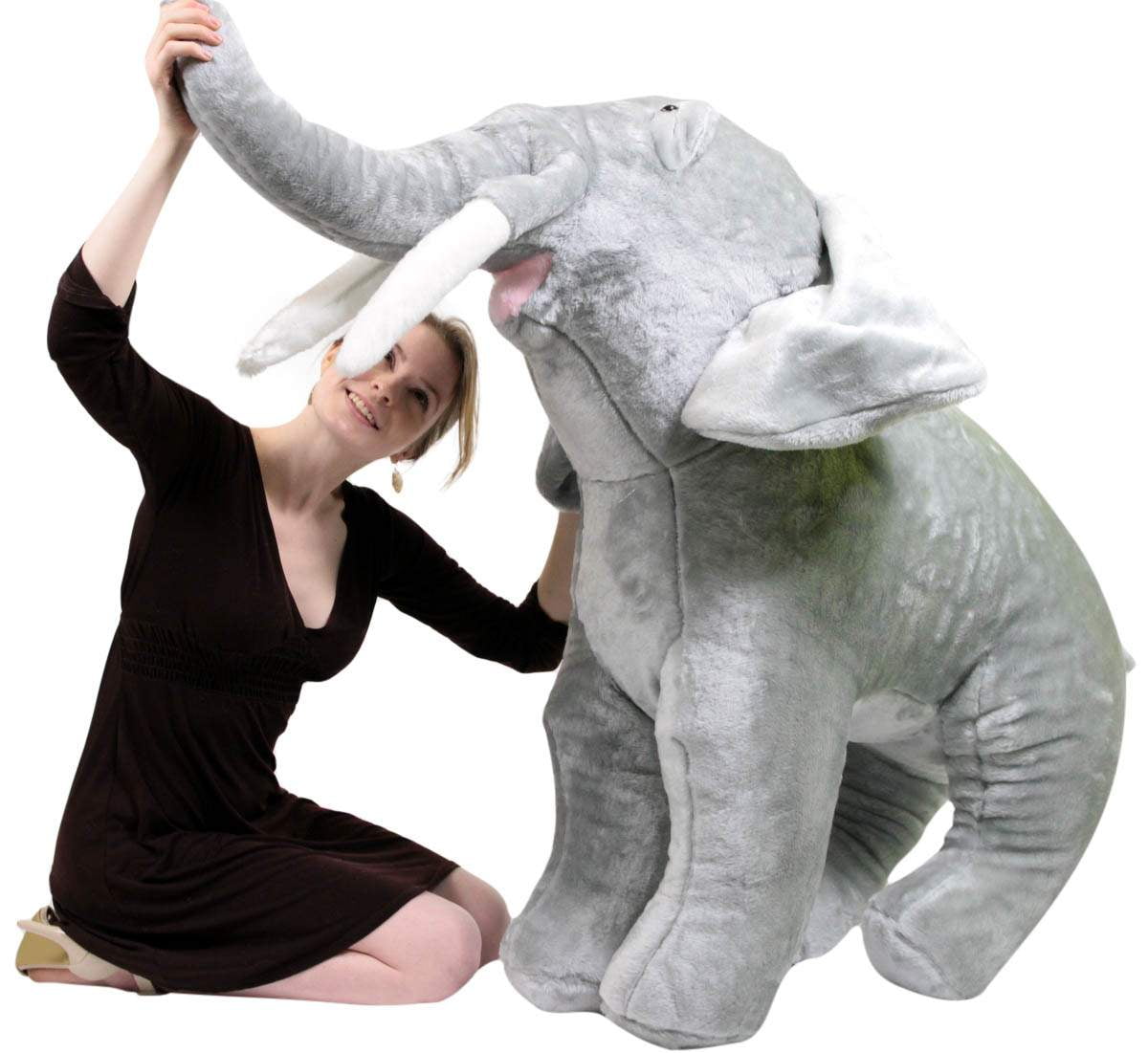 Giant Stuffed Elephant 48 Inch Soft 