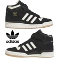 thumbnail image 1 of Adi - das Originals Forum Mid Men's Sneakers Comfort Casual Shoes Premium Black 9.5, 1 of 6