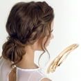thumbnail image 2 of Unique Bargains 1 Pc Elegant Irregular Hair Clips for Home Gold Tone, 2 of 5