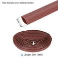 thumbnail image 2 of Uxcell Heat Shrink Tubing, 3/8 Inch ID 98 ft Long 2:1 Ratio PE Heat Shrink Cable Sleeve for Electrical Wire Insulation, Cable Management, Brown, 2 of 7