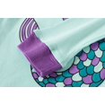 thumbnail image 5 of Popshion Toddler Baby Girls Mermaid Long Sleeve Top and Pants 100% Cotton Pajamas Set, 2 Piece, Size 3T-7 Years, 5 of 7