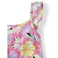 thumbnail image 2 of The Children's Place Girls' Print Romper with Ruffle Trim, Sizes XS-XXL, 2 of 3