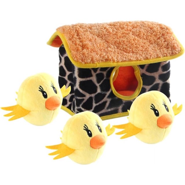 Juguete chirriante para perros, rompecabezas interactivo de escondite duradero y grande, juguetes para perros medianos y pequeños, mascotas, juguete para perros de Halloween y Navidad