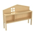thumbnail image 3 of Headboard Storage Cabinet for Full-size Montessori Floor Bed Natural,Freely collocation, 3 of 10