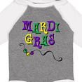 thumbnail image 4 of Inktastic Mardi Gras Beads Boys or Girls Long Sleeve Baby Bodysuit, 4 of 5