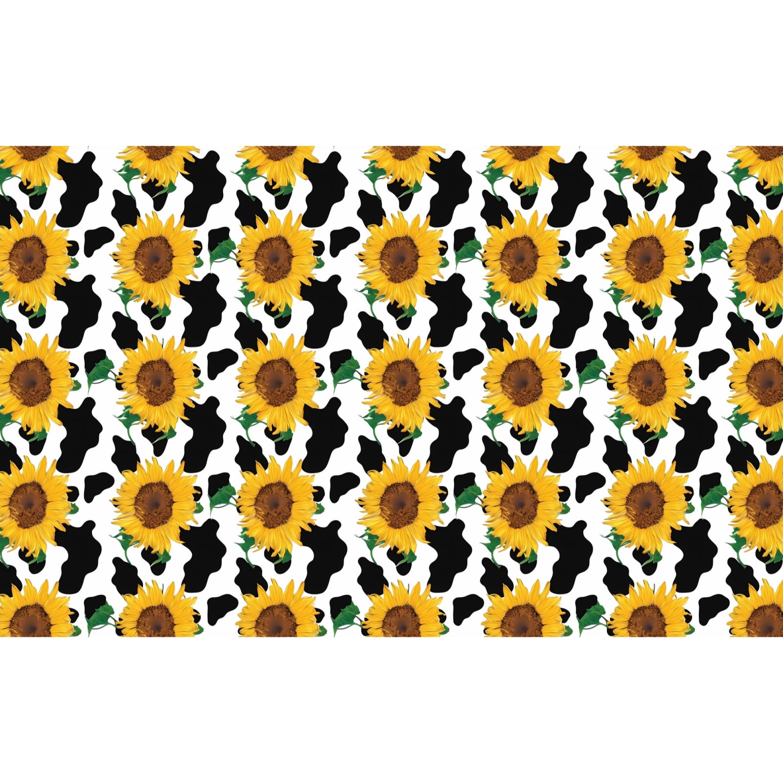Rateoe Cute Cow Print Sunflower B Pattern Canvas College Laptop Backpack,Travel Daypack,Durable Rucksack Travel Notebook Bag School Backpack Book Bag for Men Women-Small
