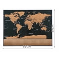 thumbnail image 3 of Scratch Map with Accessories / Scratch Map / World Map - 82 x 59 cm, 3 of 5