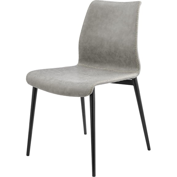 npd furniture and more Jayden Faux Leather Dining Side Chair, (Set of 2)
