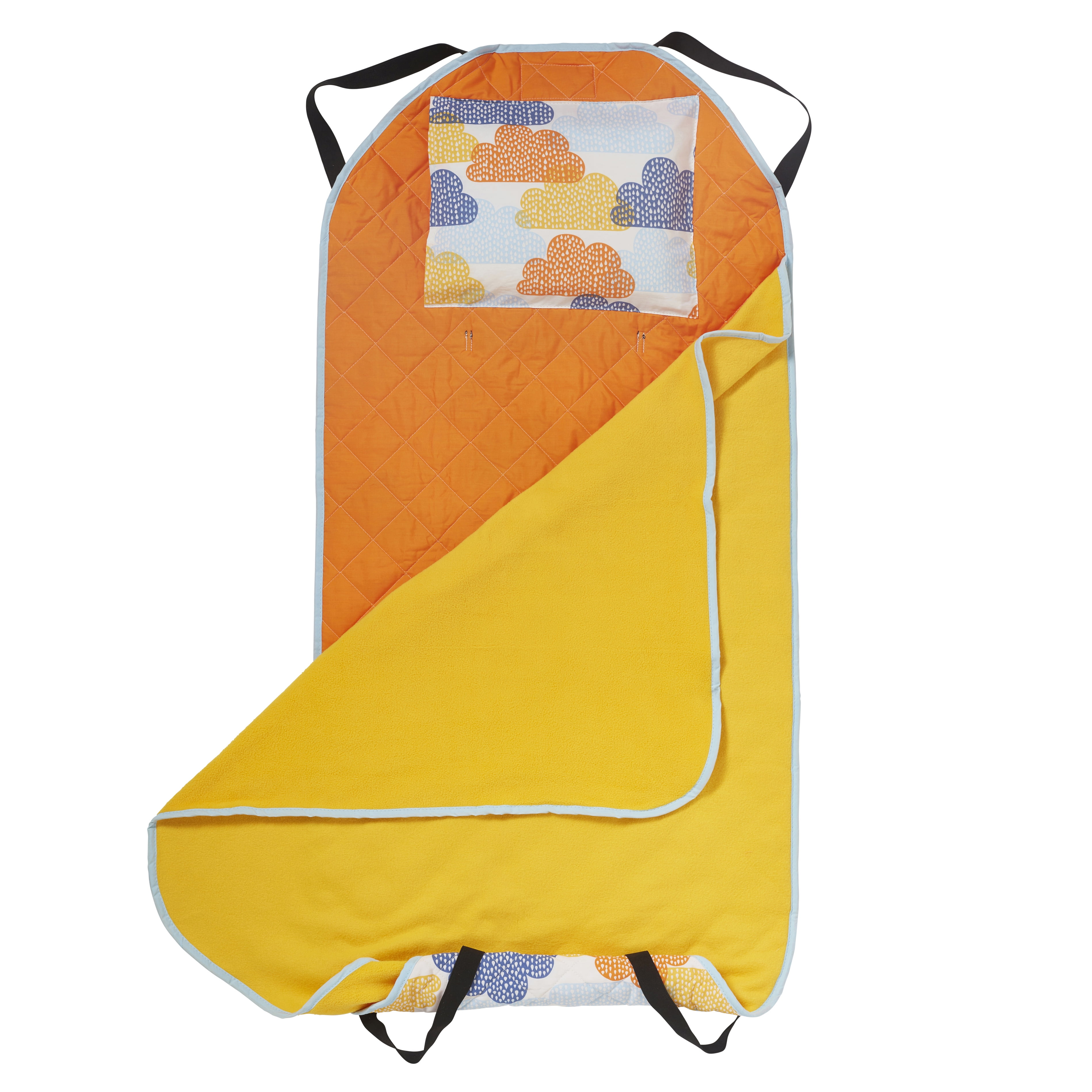 ECR4Kids Nap Mat Companion Portable Bedding Tangerine 1 Piece ecr4kids-nap-mat-companion-portable-bedding-tangerine-1-piece